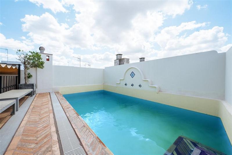 Casa Palacio Sxviii Con Piscina En Centro Historico De Sevilla Luaran gambar